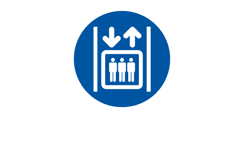 Icon graphic of an elevator